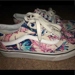 Floral print Old Skool Vans